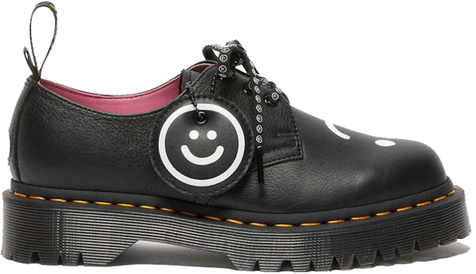 (W) Lazy Oaf x Dr. Martens 1461 Bex Low 'Black Pisa' Hitam Casual Sneakers 27517001 Order (W) Lazy Oaf x Dr. Martens 1461 Bex Low 'Black Pisa' Hitam Casual Sneakers 27517001