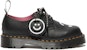 (W) Lazy Oaf x Dr. Martens 1461 Bex Low 'Black Pisa' Hitam Casual Sneakers 27517001