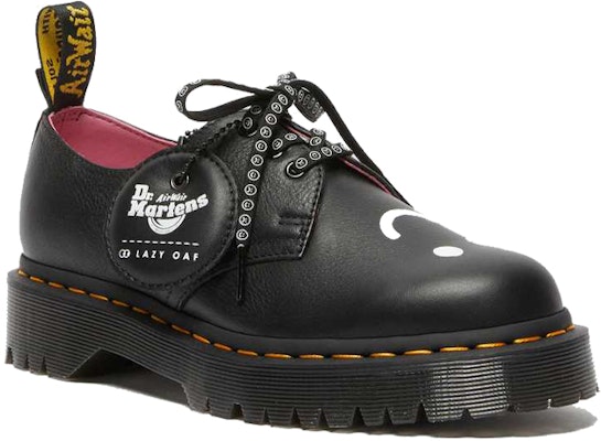 (W) Lazy Oaf x Dr. Martens 1461 Bex Low 'Black Pisa' Hitam Casual Sneakers 27517001 Lookbook (W) Lazy Oaf x Dr. Martens 1461 Bex Low 'Black Pisa' Hitam Casual Sneakers 27517001