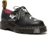 (W) Lazy Oaf x Dr. Martens 1461 Bex Low 'Black Pisa' Hitam Casual Sneakers 27517001
