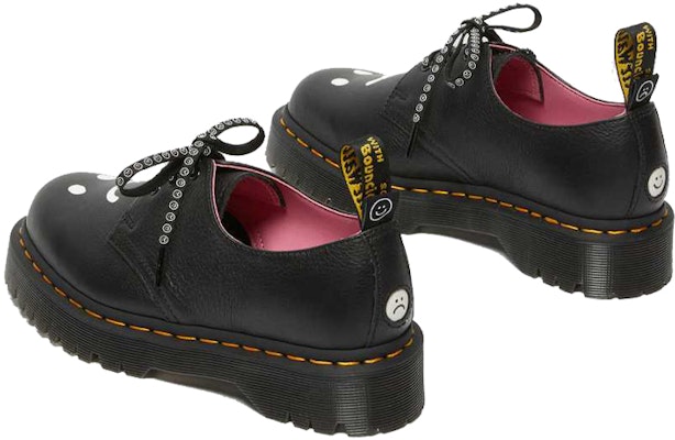(W) Lazy Oaf x Dr. Martens 1461 Bex Low 'Black Pisa' Hitam Casual Sneakers 27517001 Shop (W) Lazy Oaf x Dr. Martens 1461 Bex Low 'Black Pisa' Hitam Casual Sneakers 27517001