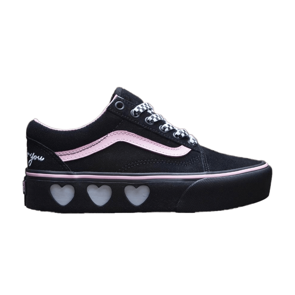 (Women) Lazy Oaf x Vans Old Skool Platform 'Black'  VN0B3UR2O