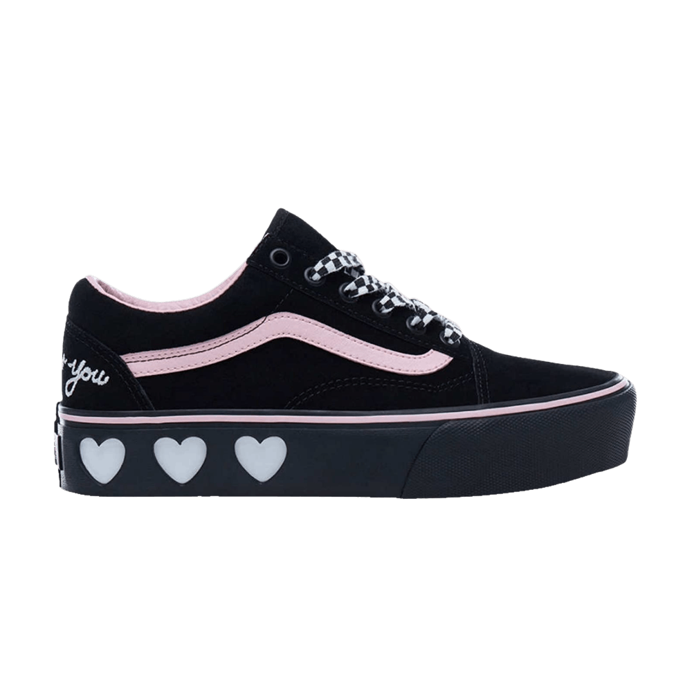 (Women) Lazy Oaf x Vans Old Skool Platform 'Black'  VN0A3B3UR2O