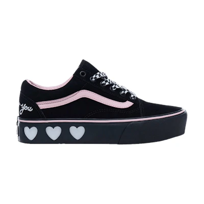 (W) Lazy Oaf Vans Old Skool Platform 'Black'