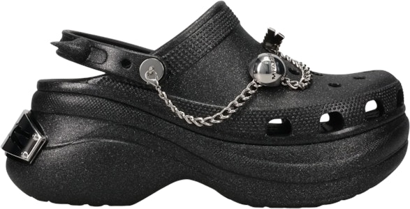 (W) LE SSERAFIM × クロックス クラシック ベイ クロッグ グリッター ブラック 212454-9DO Buy (W) LE SSERAFIM × クロックス クラシック ベイ クロッグ グリッター ブラック 212454-9DO