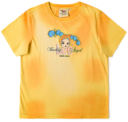 (Women) Lee x ANGEL CHEN SS24 Yellow Crewneck T-Shirt Fashion Collab LWT0077883RT00FA05904 Buy (Women) Lee x ANGEL CHEN SS24 Yellow Crewneck T-Shirt Fashion Collab LWT0077883RT00FA05904