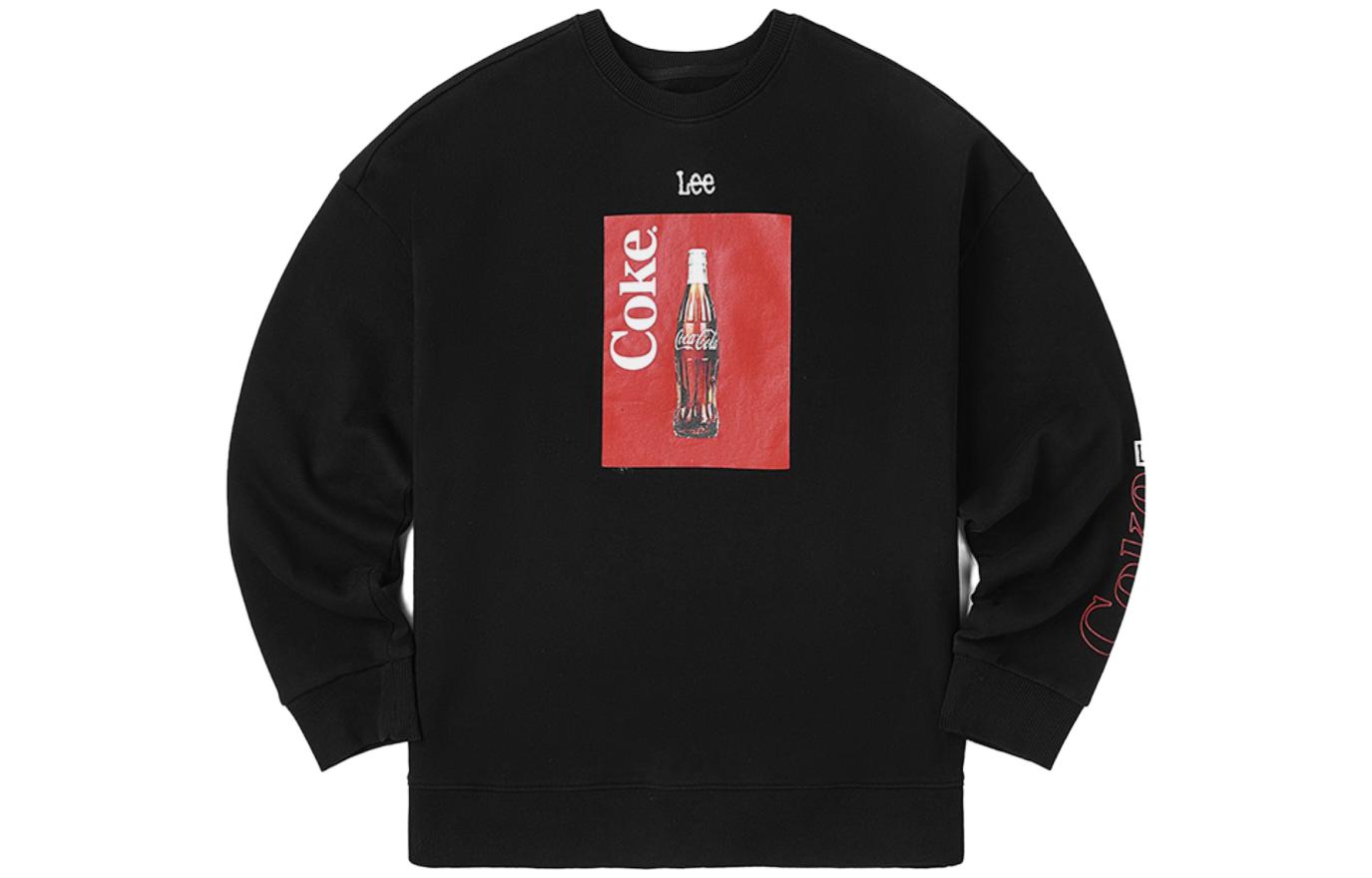 (Women) Lee x Coca-Cola Collaboration Logo Crewneck Sweatshirt Women’s BLACK L397553RVK11