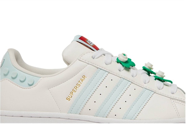 Women LEGO x adidas Superstar Clear White Ice Mint GX7206