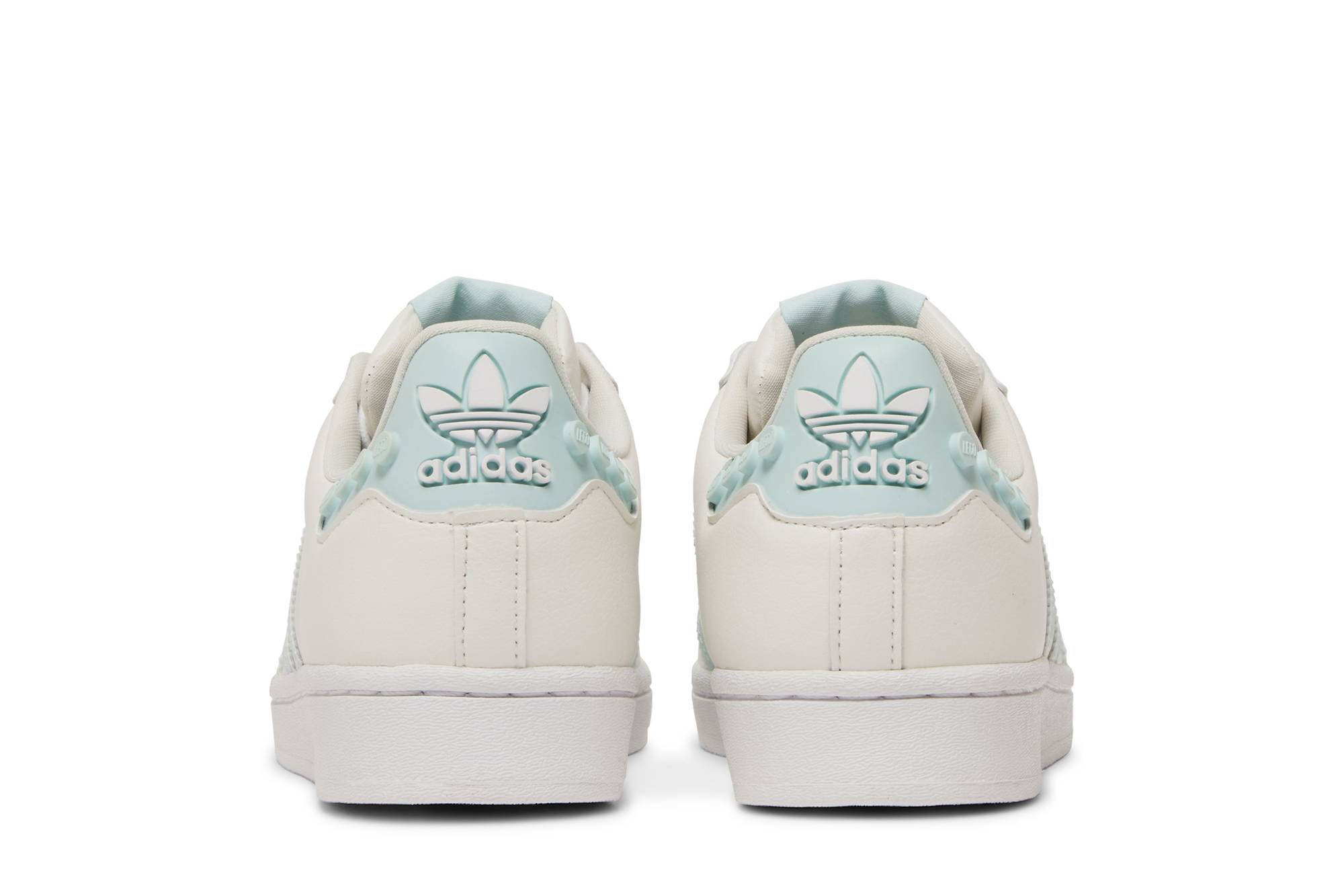 Details for (W) LEGO x adidas Superstar 'Blanco Claro y Menta Helada' GX7206