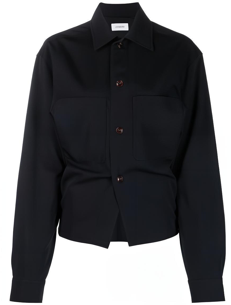 women-lemaire-black-long-sleeve-single-breasted-casual-shirt-sh-1000-lf-1042