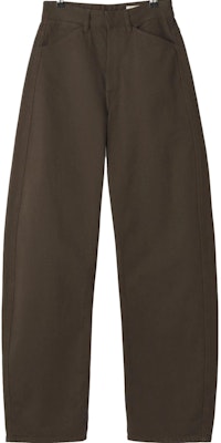 (W) Lemaire 法式棕色極簡直筒拉鍊休閒長褲 PA1052LD1001BR495 Order (W) Lemaire 法式棕色極簡直筒拉鍊休閒長褲 PA1052LD1001BR495