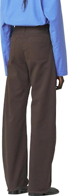 (W) Lemaire 法式棕色極簡直筒拉鍊休閒長褲 PA1052LD1001BR495 Shop (W) Lemaire 法式棕色極簡直筒拉鍊休閒長褲 PA1052LD1001BR495