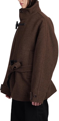 (W) Lemaire 棕色羊毛立領長袖大衣 CO1092LF1117-MU194 Details for (W) Lemaire 棕色羊毛立領長袖大衣 CO1092LF1117-MU194