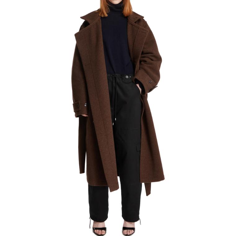 Purchase (W) Lemaire Kot Panjang Perang Ala Chic Musim Luruh/Musim Sejuk. CO1090LF1117-MU194