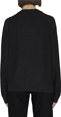 (W) Lemaire 煤灰色寬鬆V領羊毛開襟毛衣. TO1082LK087BK-966 Purchase (W) Lemaire 煤灰色寬鬆V領羊毛開襟毛衣. TO1082LK087BK-966