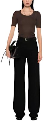 (W) Lemaire 修身圓領短袖T恤 棕色 TO1158-LK1017-BR490 Lookbook (W) Lemaire 修身圓領短袖T恤 棕色 TO1158-LK1017-BR490