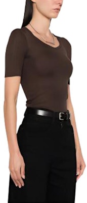 (W) Lemaire 修身圓領短袖T恤 棕色 TO1158-LK1017-BR490 Purchase (W) Lemaire 修身圓領短袖T恤 棕色 TO1158-LK1017-BR490