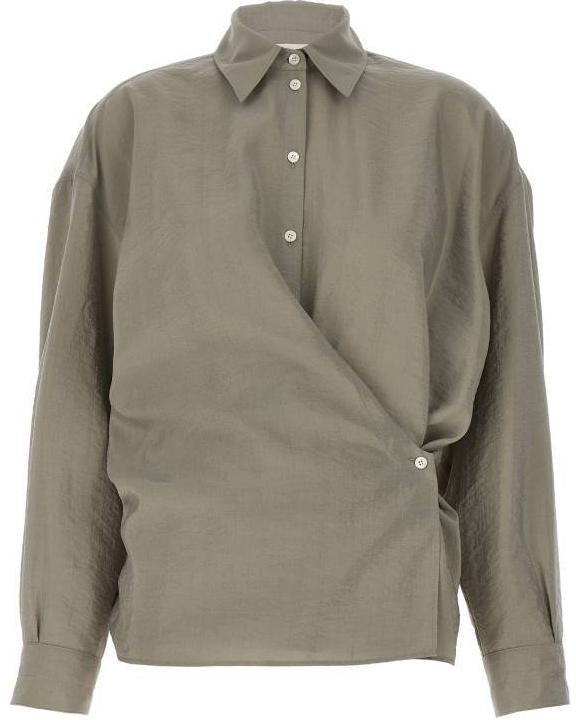 women-lemaire-solid-color-fitted-long-sleeve-button-up-shirt-gray-sh-1032-lf-208-bk-885