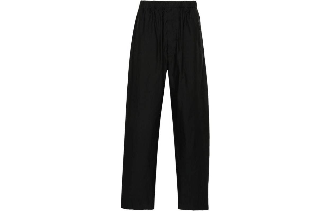 Order (W) Lemaire 中腰鬆款彈性直筒長褲 黑色 PA1047LF1209-BK999