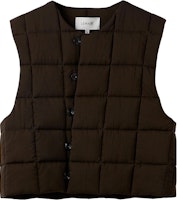 (Women) Lemaire FW23 Women’s Sleeveless Single-Breasted Vest Forest Brown. OW1032LF1120BR499 (Women) Lemaire FW23 Women’s Sleeveless Single-Breasted Vest Forest Brown. OW1032LF1120BR499