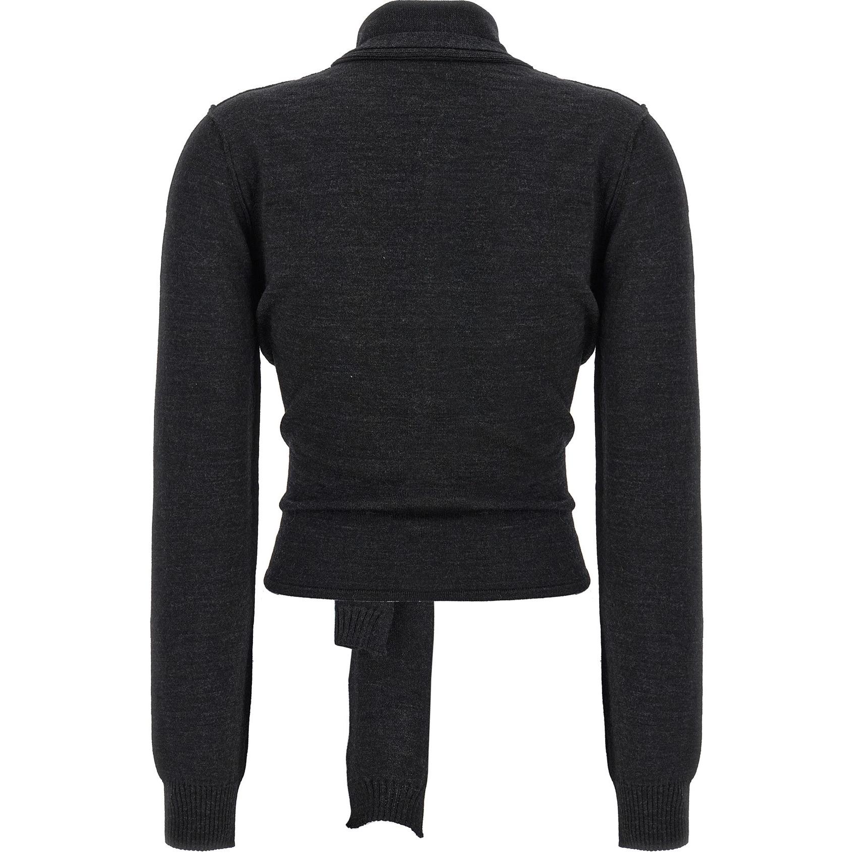 Lookbook (W) Lemaire FW24 修身高領長袖針織毛衣 灰色 TO1251-LK087-BK966