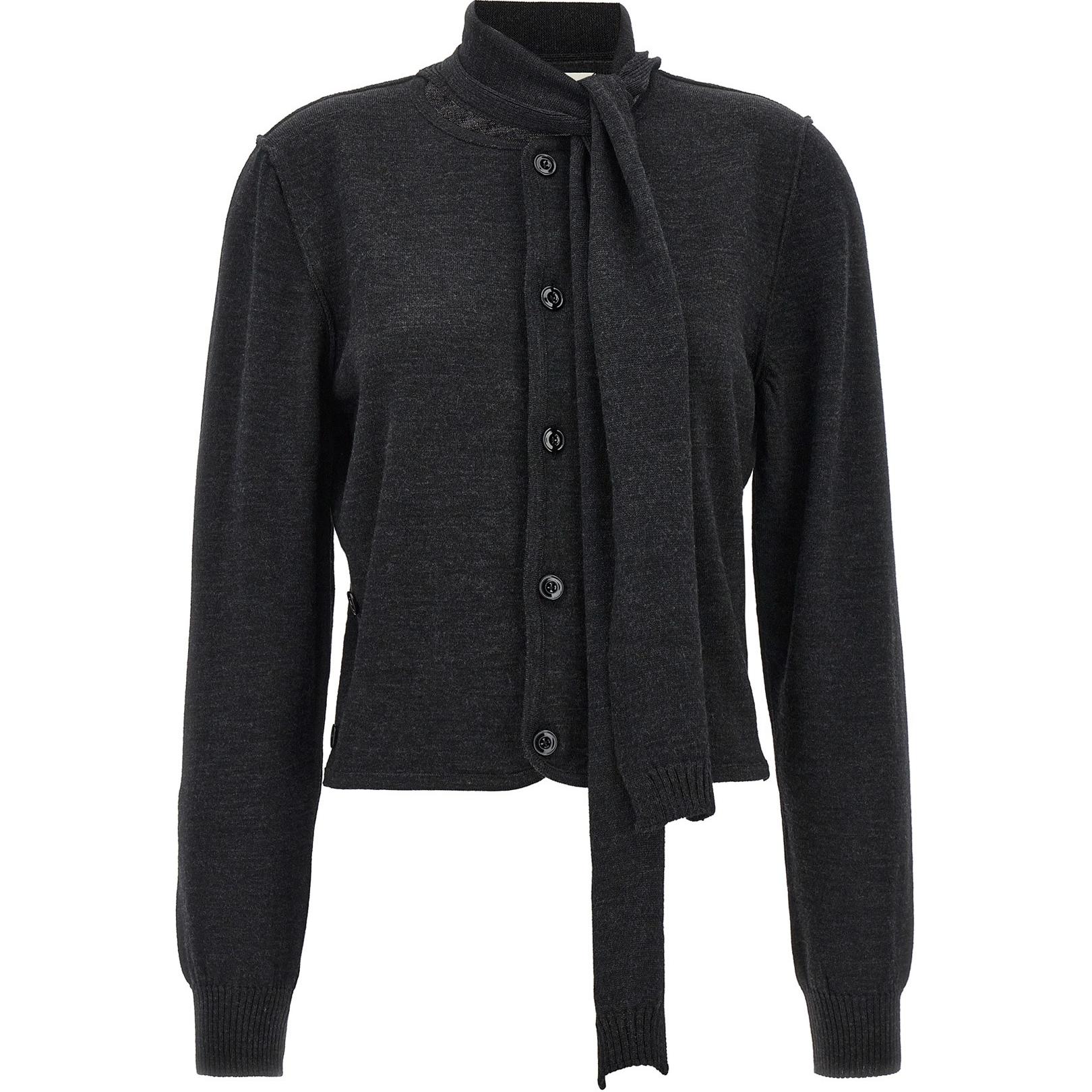 Shop (W) Lemaire FW24 修身高領長袖針織毛衣 灰色 TO1251-LK087-BK966