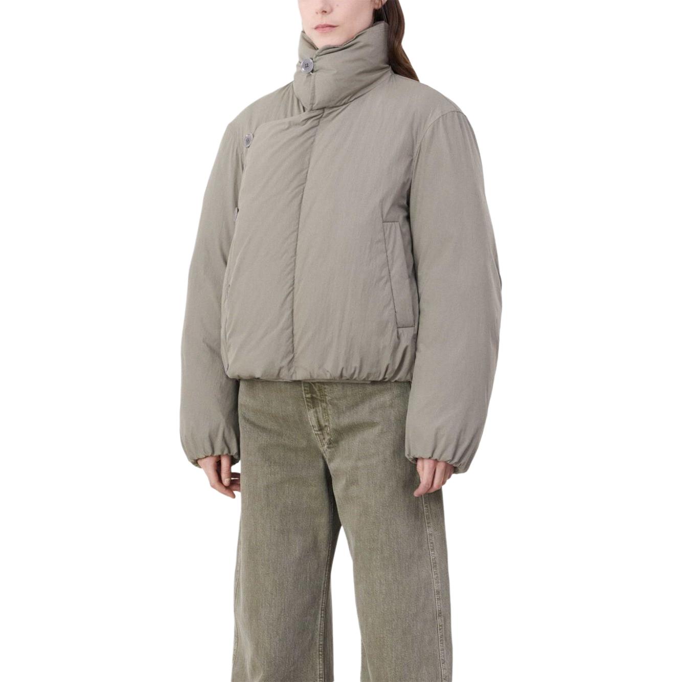 Shop (W) Lemaire 灰色高領扣式短版外套 OW1084LF1156-GR685