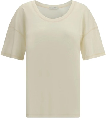 (W) Lemaire 純色寬鬆短袖圓領T恤 米白色。 TO1146LJ1016WH048 Buy (W) Lemaire 純色寬鬆短袖圓領T恤 米白色。 TO1146LJ1016WH048