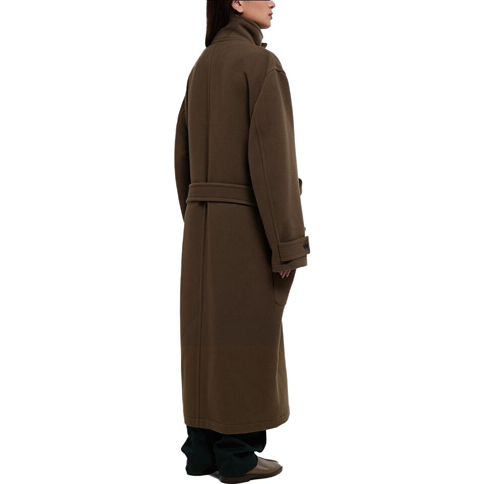 Shop (W) Lemaire SS23 法式褐色單排扣長大衣 法式時尚風格 CO1037LF1116BR500