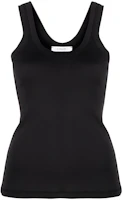 (Women) Lemaire SS23 Solid Ribbed Knit Tank Top Black TO1018LJ060-998 (Women) Lemaire SS23 Solid Ribbed Knit Tank Top Black TO1018LJ060-998