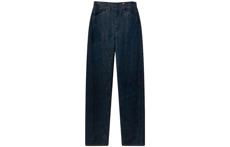 (Women) Lemaire Vintage Straight-Leg Twisted Seam Jeans  Indigo Spring/Fall. PA1051LD068BL760