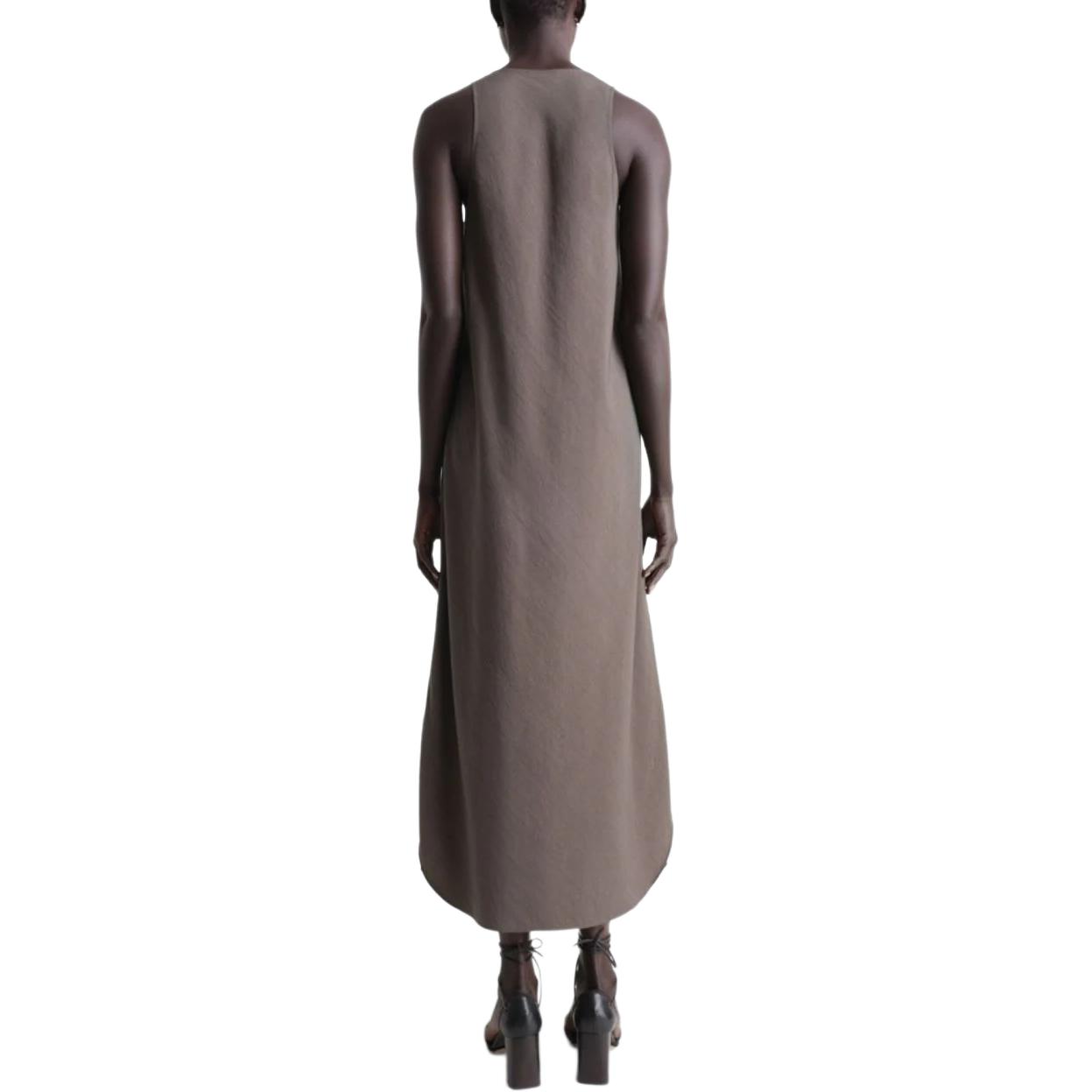 Purchase (W) Lemaire 女士無袖棕核色長洋裝 DR1097LF1370BR465