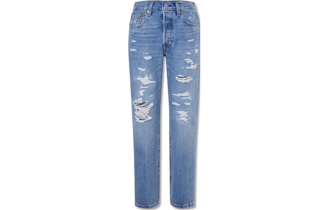 (Women) Levi's 150th Anniversary 501 Ripped Jeans Limited Blue 12501-0425
