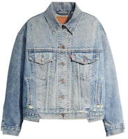 (Women) Levi's 90s Colorblock Denim Jacket Long Sleeve Blue A7433-0000 (Women) Levi's 90s Colorblock Denim Jacket Long Sleeve Blue A7433-0000