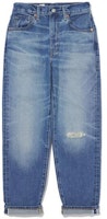 (Women) Levi's Blue Distressed Straight Jeans A5888-0001 (Women) Levi's Blue Distressed Straight Jeans A5888-0001