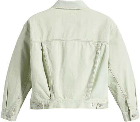 (Women) Levi's Casual Solid Button-Up Collar Green Jacket A1743-0025 Lookbook (Women) Levi's Casual Solid Button-Up Collar Green Jacket A1743-0025