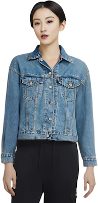(W) Levi''s 拼色牛仔外套- 藍色 A6049-0000 Cheap (W) Levi''s 拼色牛仔外套- 藍色 A6049-0000