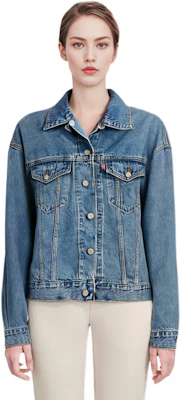 (W) Levi''s 拼色牛仔外套- 藍色 A6049-0000 1