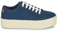 Order (W) Levi''s Bequeme Vielseitige Strapazierfähige Canvas-Sneaker ''Blau'' 234195-648-17