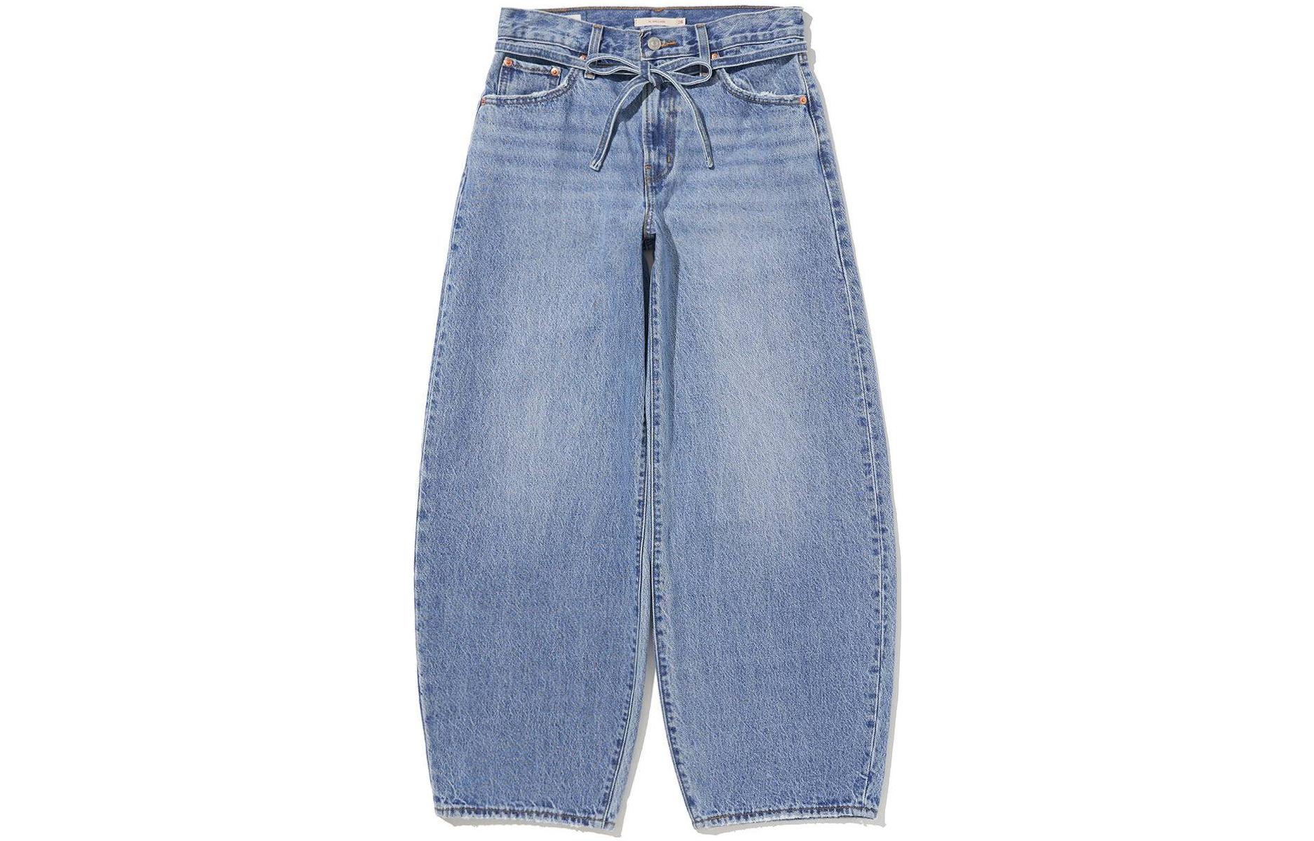 (Women) Levi's Indigo Straight-Leg Casual Jeans A4676-0000