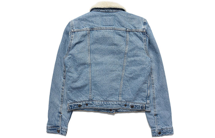 Lookbook (W) Levi''s 蓝色羊羔绒牛仔夹克 36136-0000