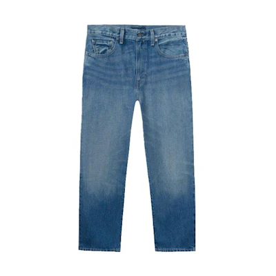 (Women) Levi's Straight Leg Solid Blue Jeans 29315-0040