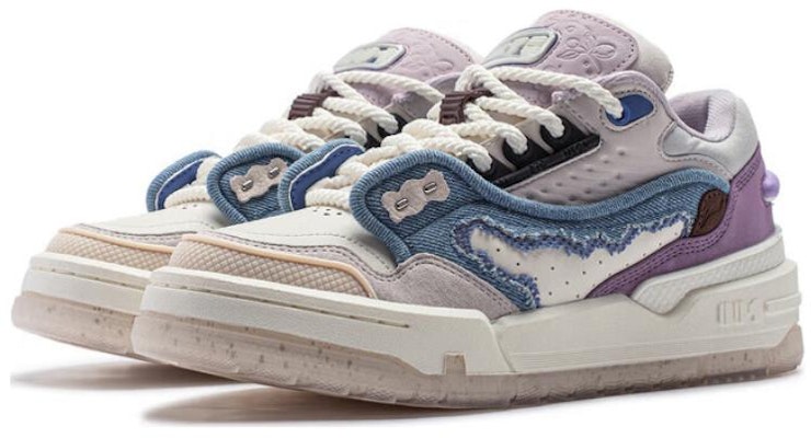 (Women) Li-Ning 001 BTC Mega 'White Blue Purple' AGCU004-3 Lookbook (Women) Li-Ning 001 BTC Mega 'White Blue Purple' AGCU004-3