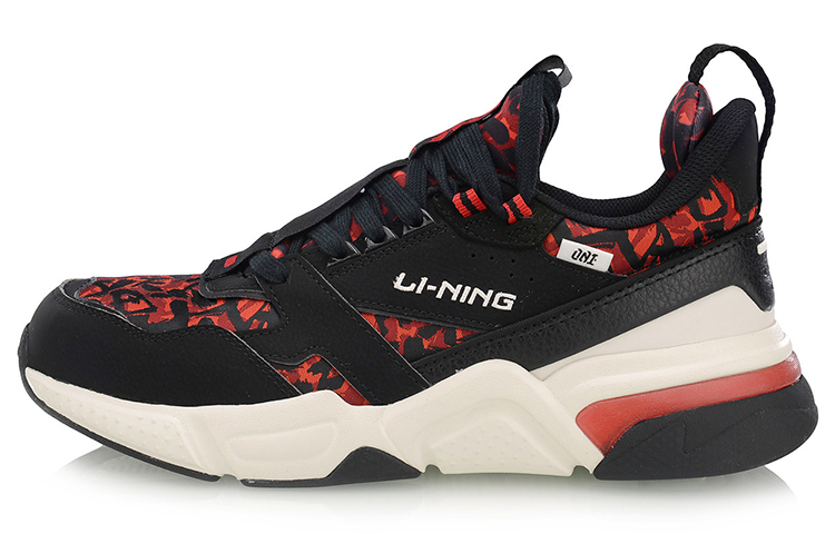 (Women) Li-Ning 001 Classic 'Black Red' AGCP024-2