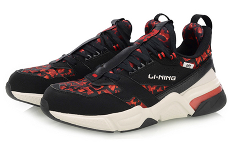 Lookbook (W) Li-Ning 001 Clásico 'Negro Rojo' AGCP024-2