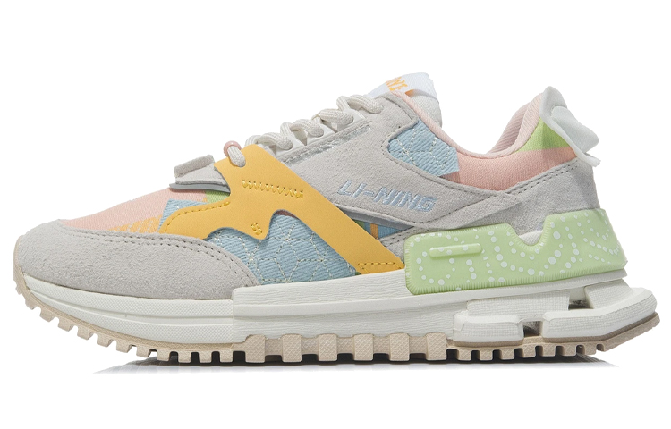 (Women) Li-Ning 001 Classic 'Grey Blue Yellow' AGCR122-6