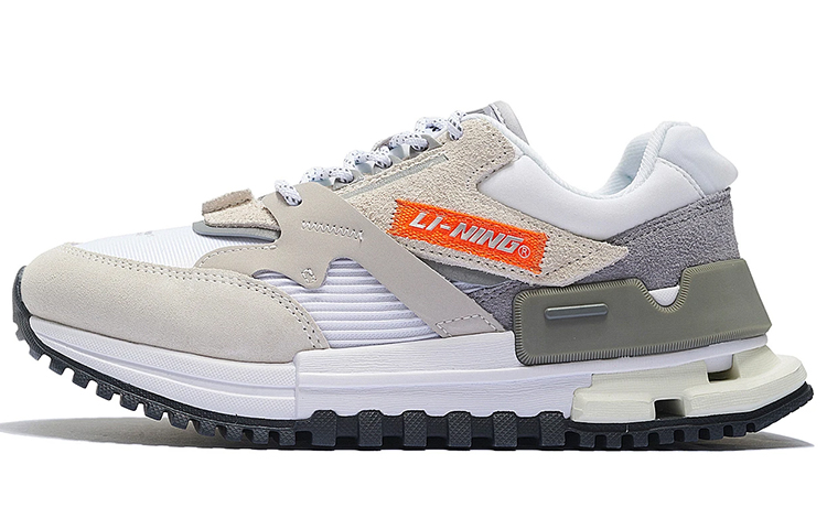 (Women) Li-Ning 001 Classic 'Grey Orange' AZGS078-4