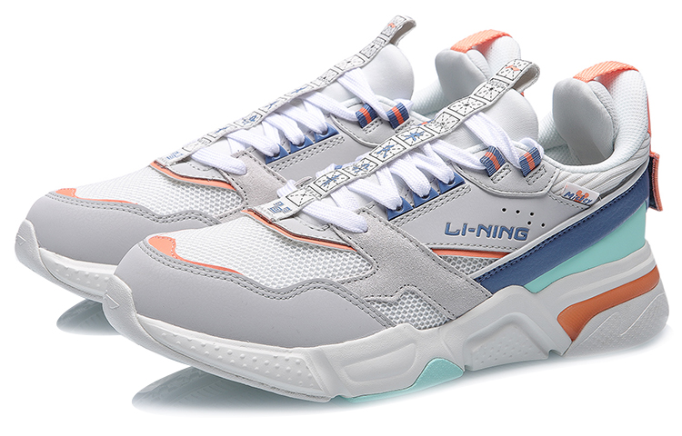 Lookbook (W) Li-Ning 001 Clásico Bajo 'Gris Blanco' AGCR032-3