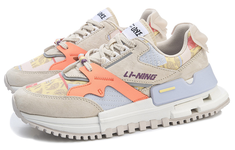 Lookbook (W) Li-Ning 001 Basse Running ''Craftsmanship Mist Khaki'' AGCR122-3