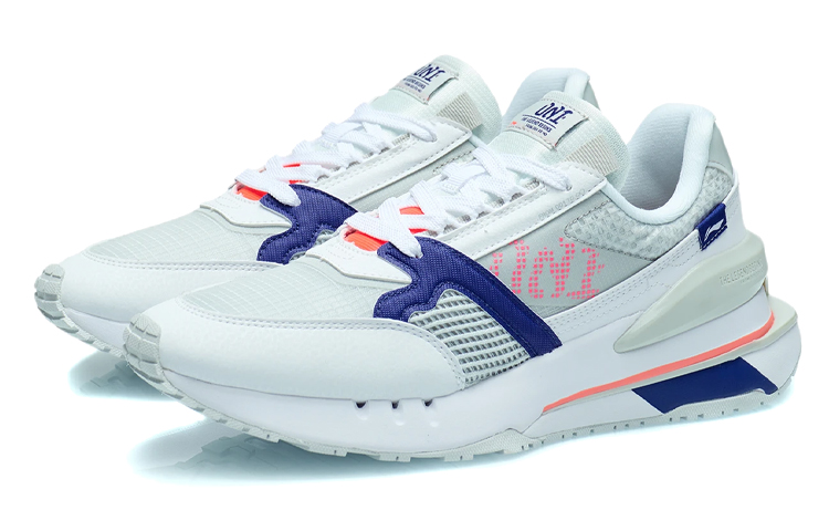 Lookbook (W) 李寧 001 Low 白灰青 (Lining 001 Low Hakkai Ao) AGCR184-1